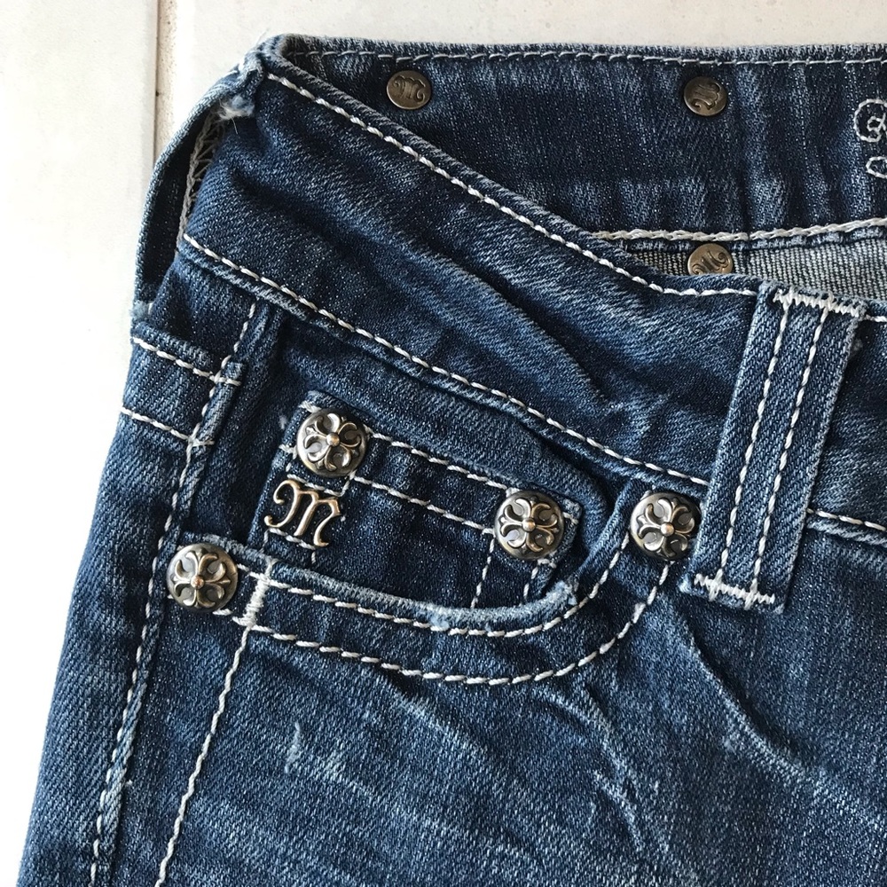 Miss Me Cotton Stretch Denim Jeans JP5005-6R J38 - Picture 4 of 8